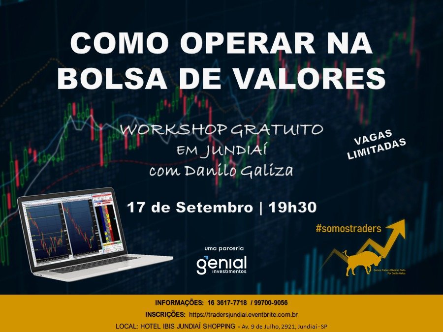 Workshop Gratuito de Como Operar na Bolsa e Valores