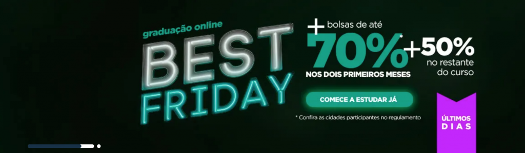 Best Friday - A sua Black Friday de Cursos Online Anhembi Morumbi